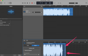 edit audio file in garageband iphone