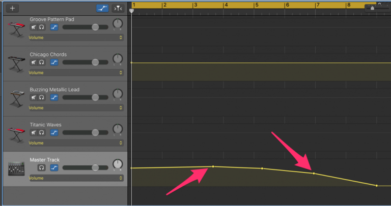 How to Fade In or Fade Out in GarageBand (Mac & iOS)